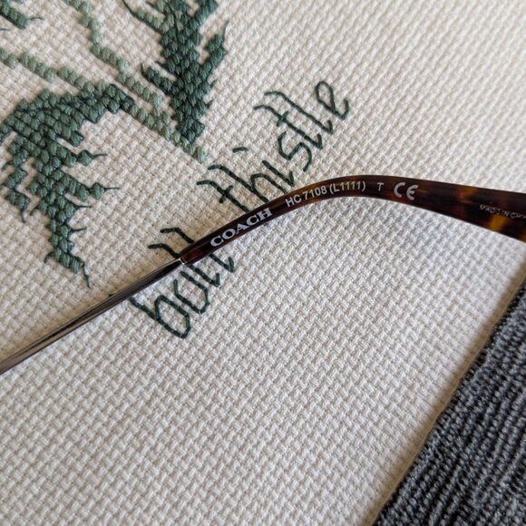 COACH HC 7108 933913 SHINY BROWN 57 16 140 Sunglasses FRAMES 3N - Picture 4 of 10